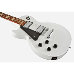 Gibson 2013 Les Paul Studio Left-Handed Electric Guitar Alpine White Chrome Hardware - Image 4