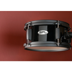 Sound Percussion Labs Kicker Pro 5-Piece Drum Set with Stands, Cymbals and Throne  Black - Image 2