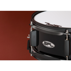 Sound Percussion Labs Kicker Pro 5-Piece Drum Set with Stands, Cymbals and Throne  Black - Image 3